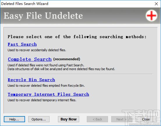 Easy File Undelete下载,删除文件恢复软件,数据恢复,文件恢复
