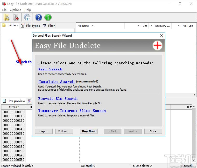 Easy File Undelete下载,删除文件恢复软件,数据恢复,文件恢复